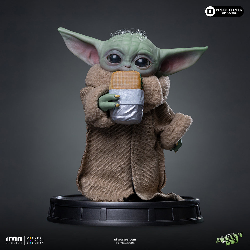 Statue Grogu Food Cart Snack - Mandalorian and Grogu Movie - Grogu Collection - Iron Studios