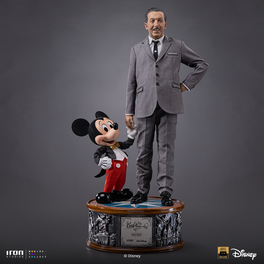 Pré-commande - Statue Walt Disney & Mickey Mouse - Disney Classics - Legacy Replica 1/4