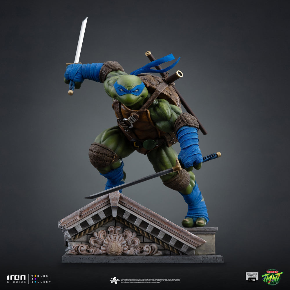 Pré-commande - Statue Leonardo Unleashed - Teenage Mutant Ninja Turtles - Art Scale 1/10 - Iron Studios