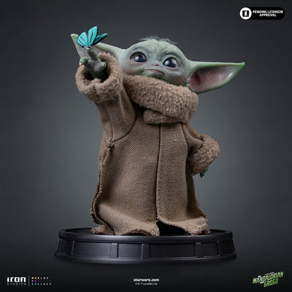 Statue Grogu Butterfly Wonder - Mandalorian and Grogu Movie - Grogu Collection - Iron Studios