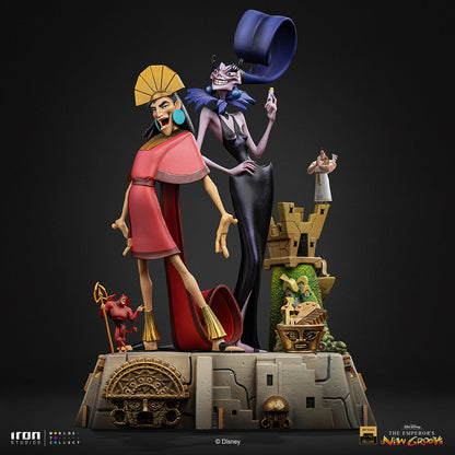 Pré-commande - Statue Kuzko and Yzma - The Emperor's New Groove - Deluxe Art Scale 1/10 - Iron Studios