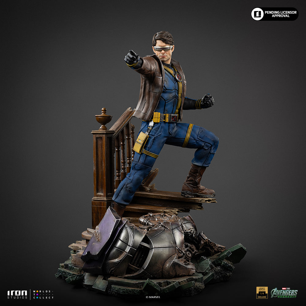 Pré-commande - Statue Cyclops Deluxe ver. - Avengers: Doomsday - Legacy Replica 1/4 - Iron Studios