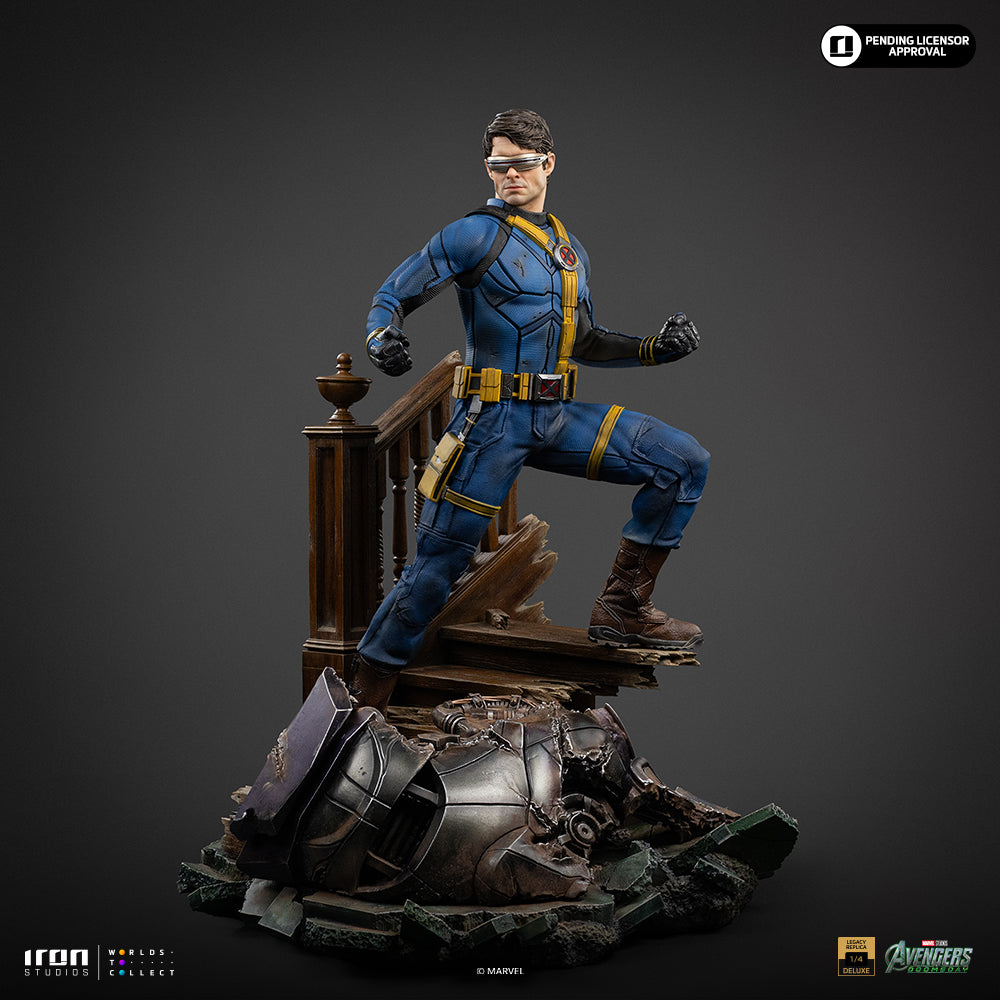 Pré-commande - Statue Cyclops Deluxe ver. - Avengers: Doomsday - Legacy Replica 1/4 - Iron Studios