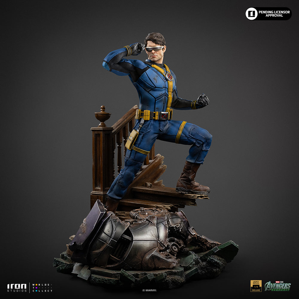 Pré-commande - Statue Cyclops Deluxe ver. - Avengers: Doomsday - Legacy Replica 1/4 - Iron Studios