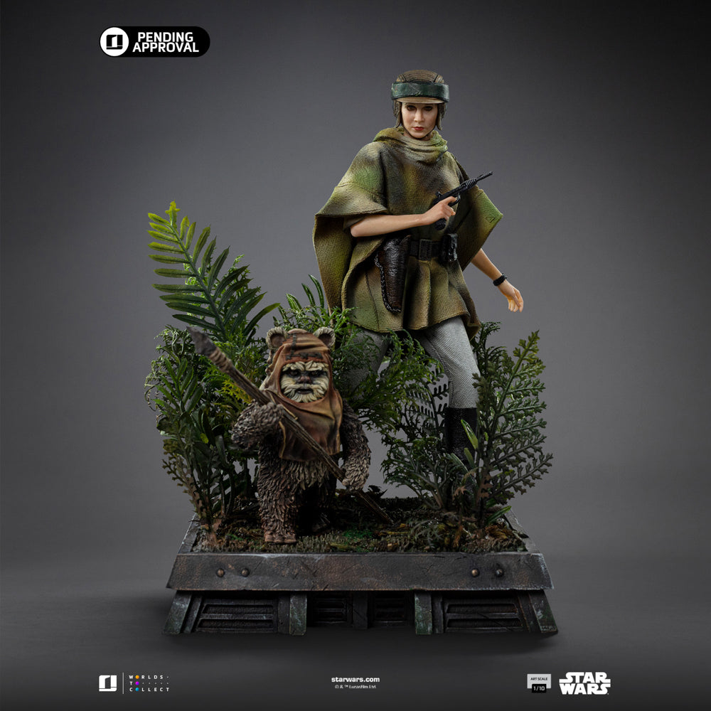 Statue Leia and Wicket - Star Wars Episode VI - Art Scale 1/10 - Iron Studios
