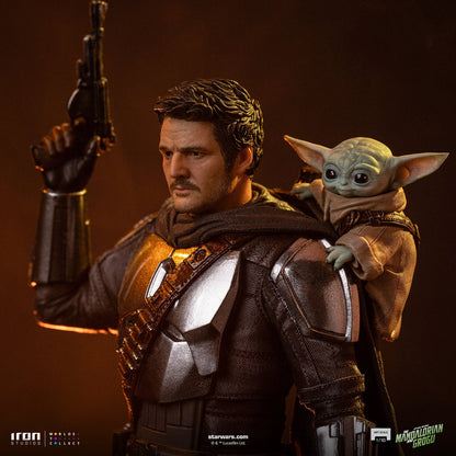 Pré-commande - Statue Mandalorian and Grogu - The Mandalorian and Grogu Movie - Art Scale 1/10 - Iron Studios