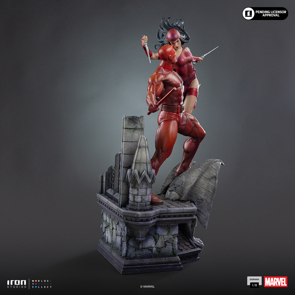 Pré-commande - Statue Daredevil and Elektra - Marvel Comics - Diorama 1/6 - Iron Studios