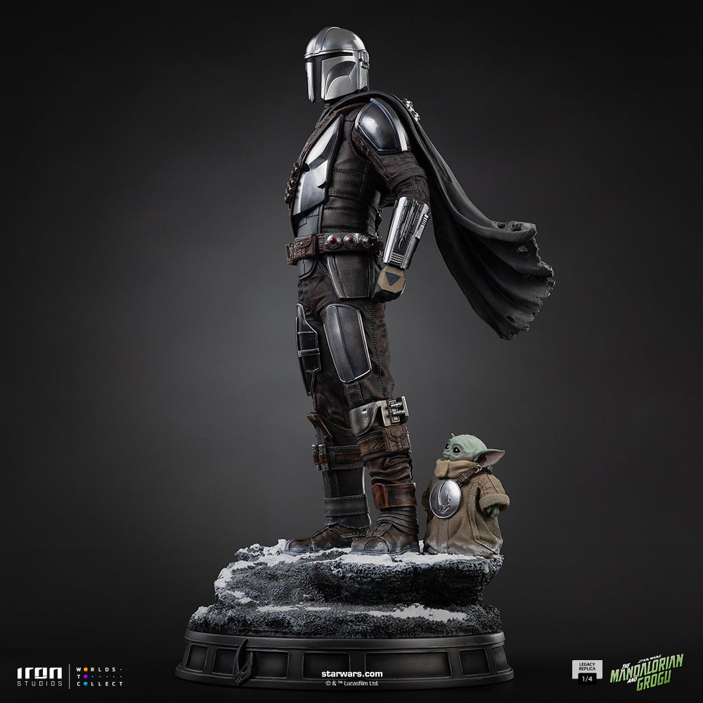 Pré-commande - Statue The Mandalorian and Grogu - The Mandalorian Movie - Legacy Replica 1/4