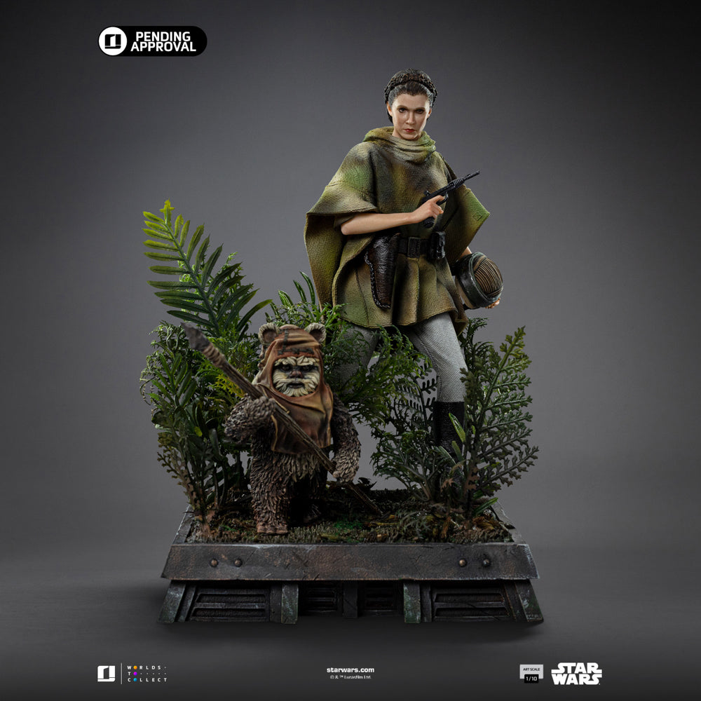 Statue Leia and Wicket - Star Wars Episode VI - Art Scale 1/10 - Iron Studios