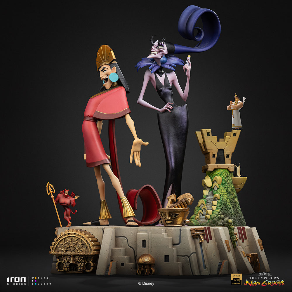 Pré-commande - Statue Kuzko and Yzma - The Emperor's New Groove - Deluxe Art Scale 1/10 - Iron Studios