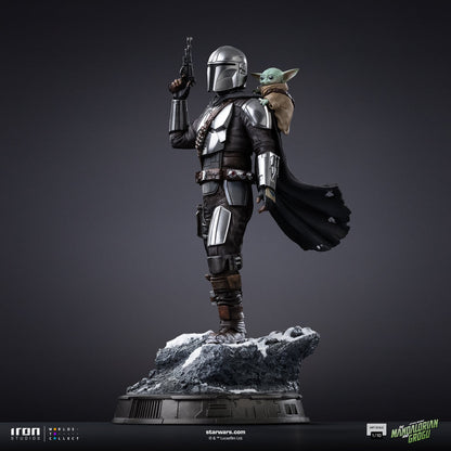 Pré-commande - Statue Mandalorian and Grogu - The Mandalorian and Grogu Movie - Art Scale 1/10 - Iron Studios