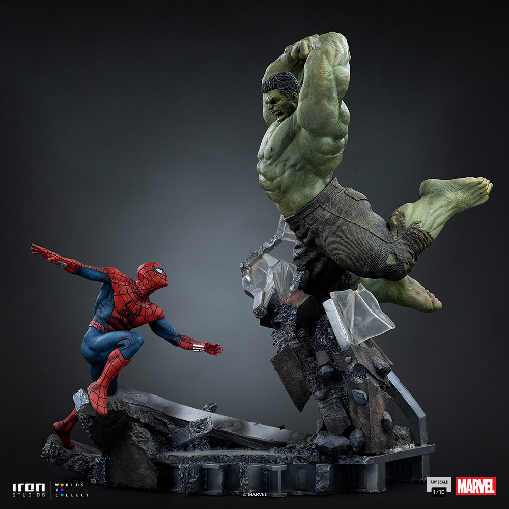 Pré-commande - Statue Spider-Man vs Hulk - Spider-Man: Brand New Day - Art Scale 1/10 - Iron Studios