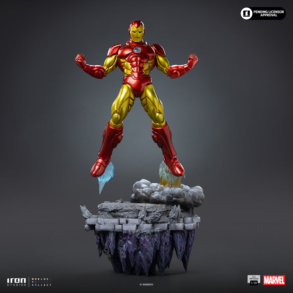 Pré-commande - Iron Man Deluxe - Infinity Gauntlet Diorama - BDS Art Scale 1/10 - Iron Studios