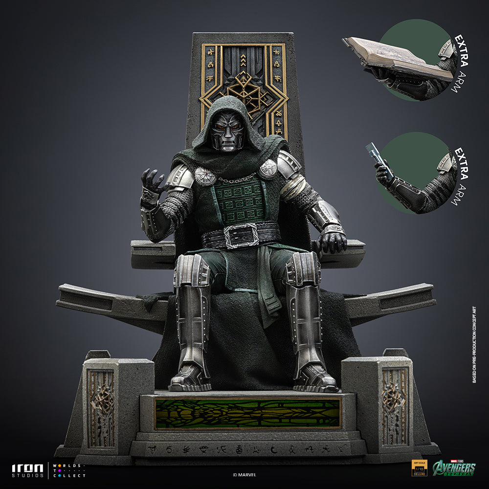 Statue Doctor Doom on Throne - Avengers: Doomsday - Art Scale 1/10 - Iron Studios