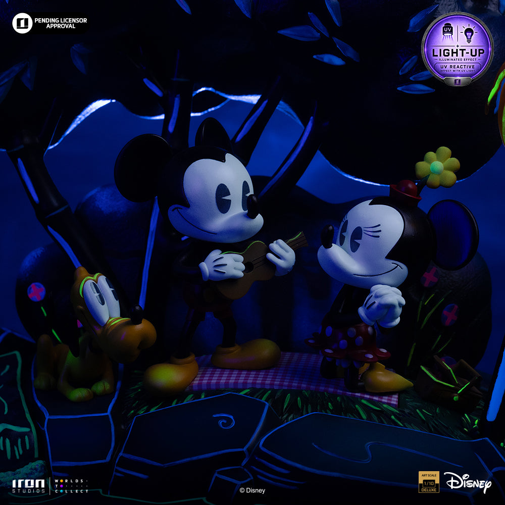 Pré-commande - Statue Mickey, Minnie and Pluto's Day at the Park  - Disney Classics - Deluxe Art Scale 1/10