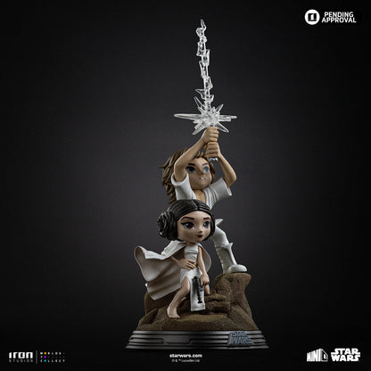 Statue Luke and Leia - Star Wars - MiniCo - Iron Studios