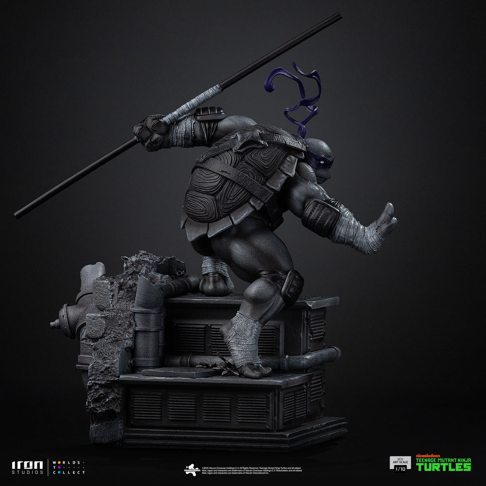 Donatello (Black and White Variant) - Teenage Mutant Ninja Turtles - BDS Art Scale 1/10 - Iron Studios