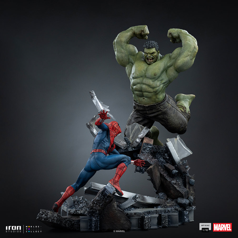 Pré-commande - Statue Spider-Man vs Hulk - Spider-Man: Brand New Day - Art Scale 1/10 - Iron Studios