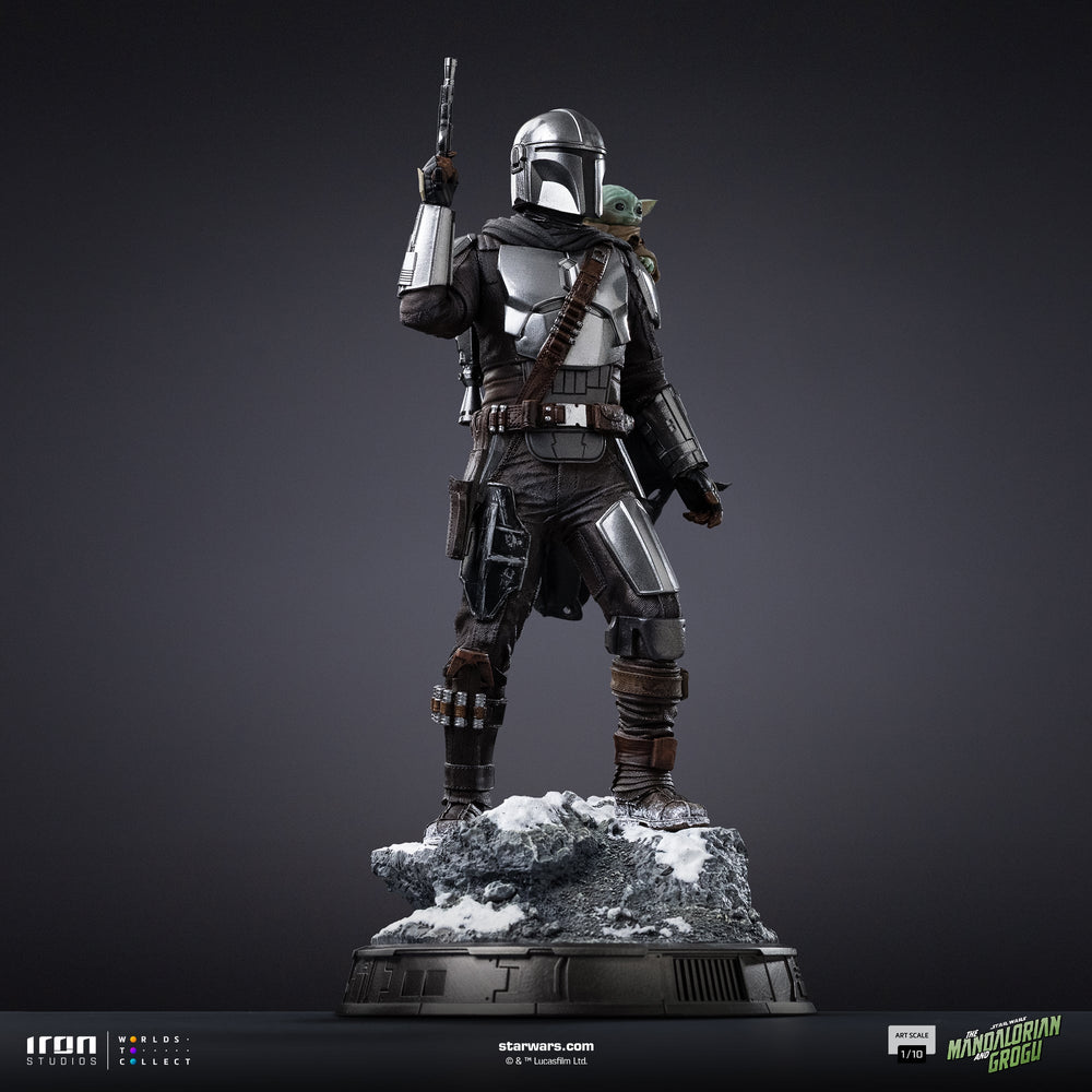 Pré-commande - Statue Mandalorian and Grogu - The Mandalorian and Grogu Movie - Art Scale 1/10 - Iron Studios