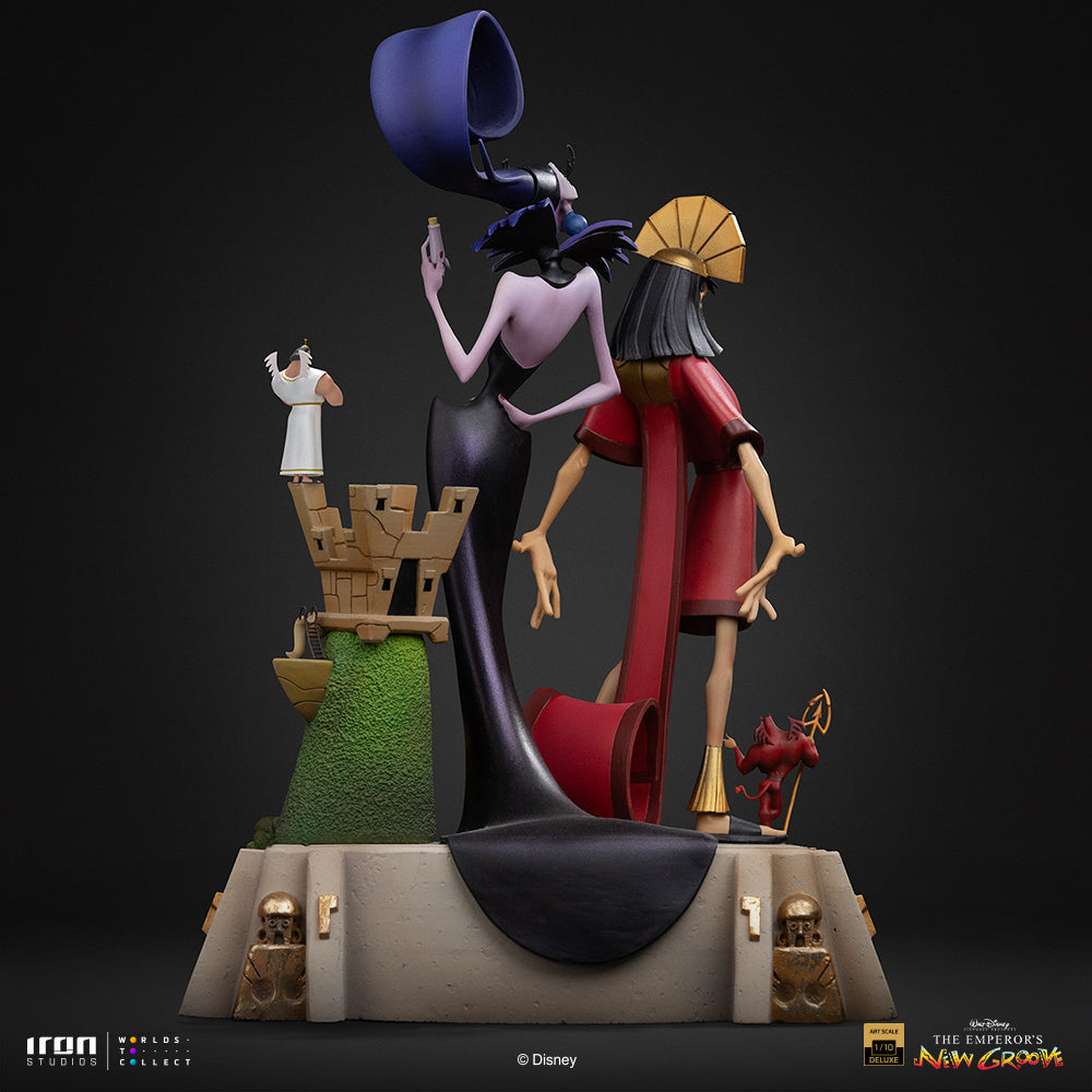 Pré-commande - Statue Kuzko and Yzma - The Emperor's New Groove - Deluxe Art Scale 1/10 - Iron Studios