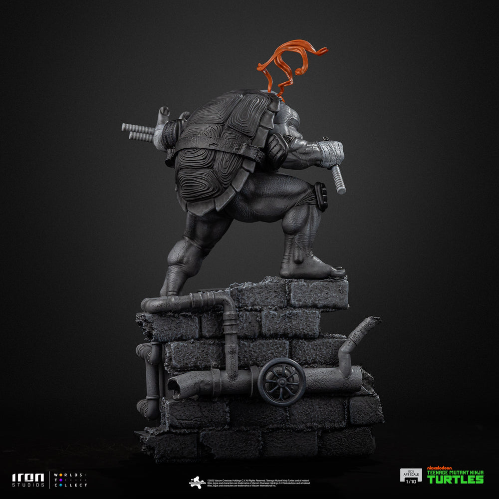 Michelangelo (Black and White Variant) - Teenage Mutant Ninja Turtles - BDS Art Scale 1/10 - Iron Studios
