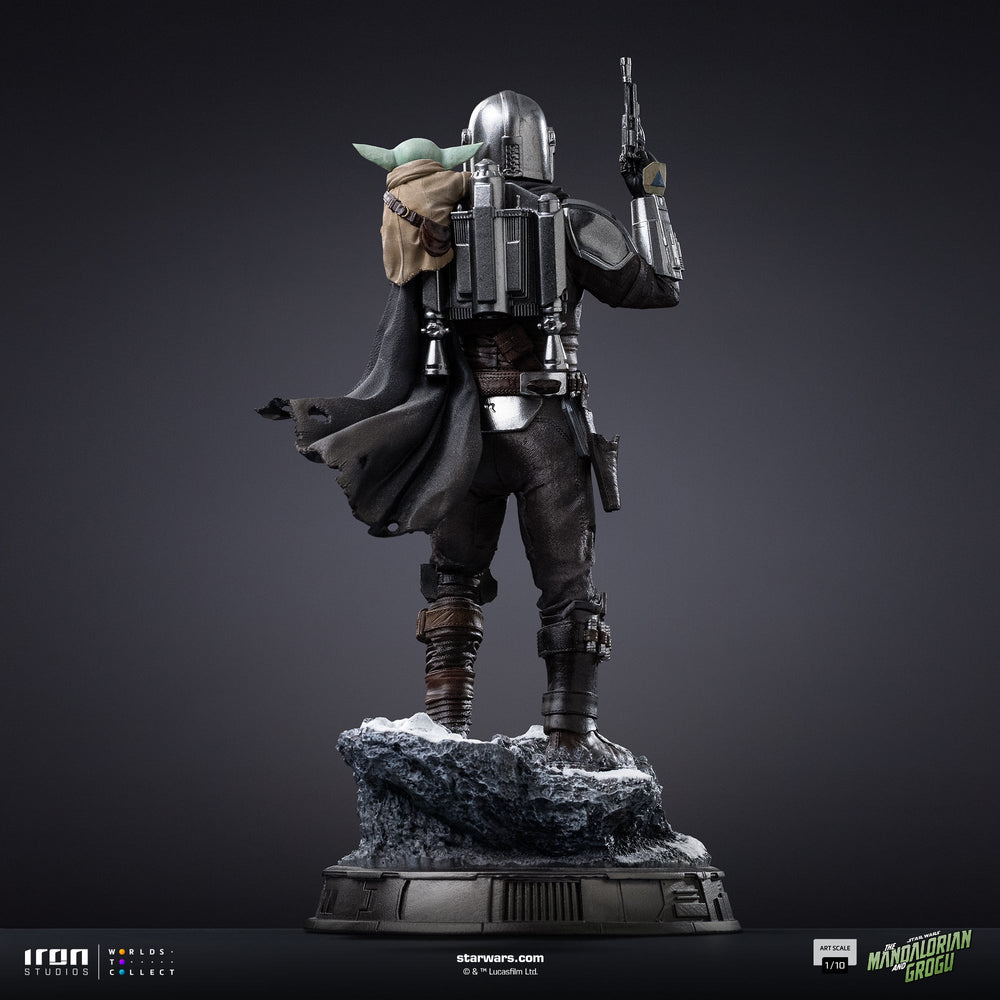 Pré-commande - Statue Mandalorian and Grogu - The Mandalorian and Grogu Movie - Art Scale 1/10 - Iron Studios