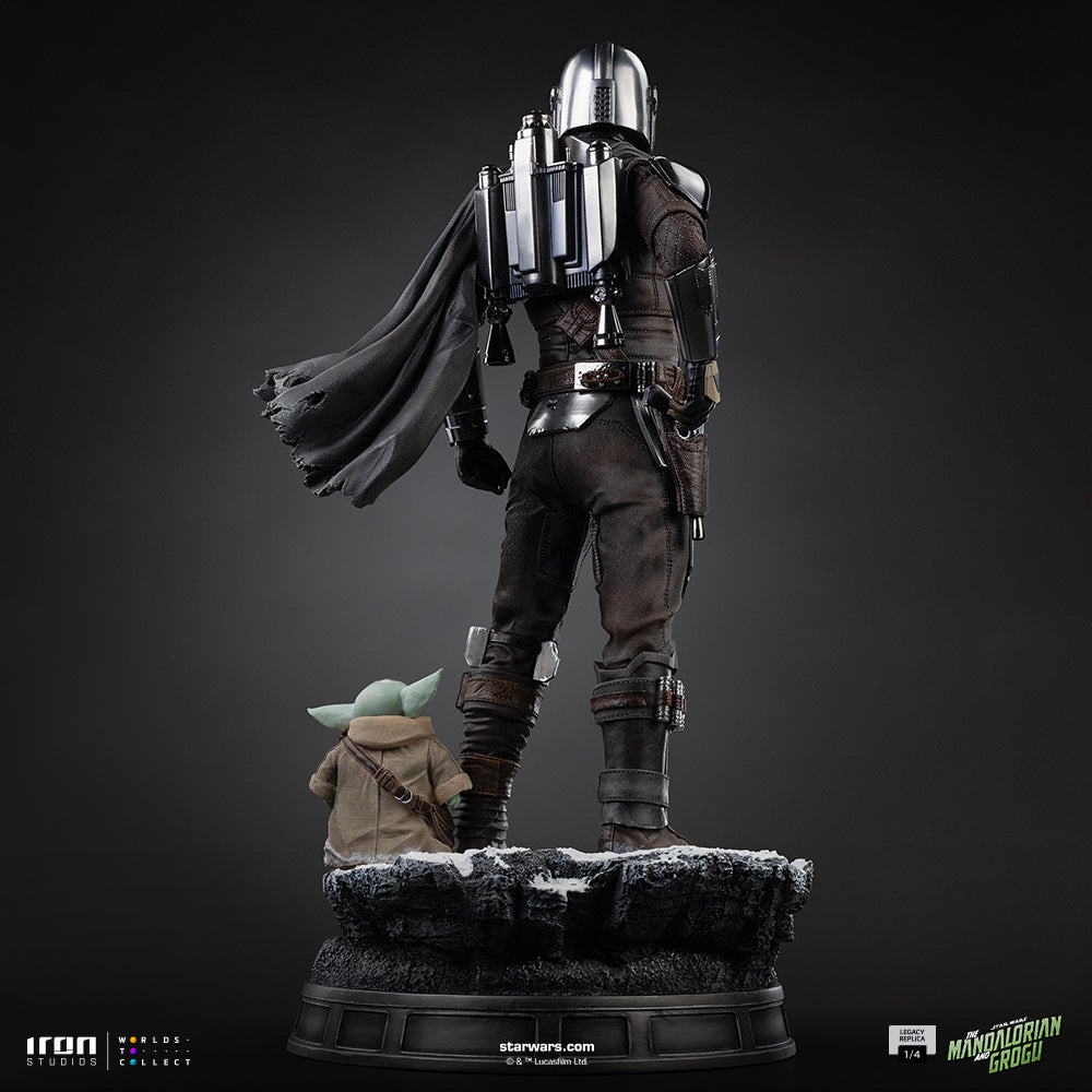 Pré-commande - Statue The Mandalorian and Grogu - The Mandalorian Movie - Legacy Replica 1/4