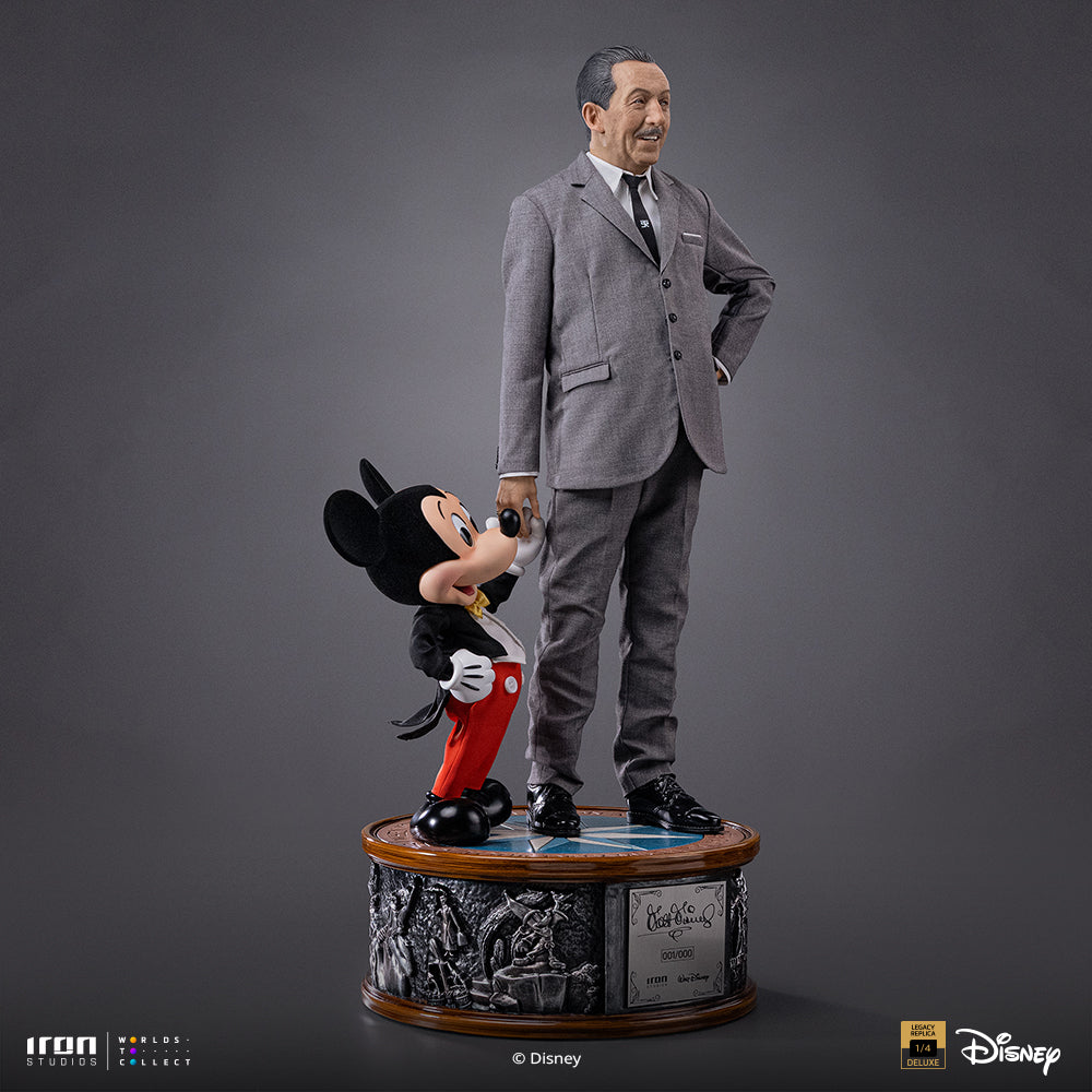 Pré-commande - Statue Walt Disney & Mickey Mouse - Disney Classics - Legacy Replica 1/4