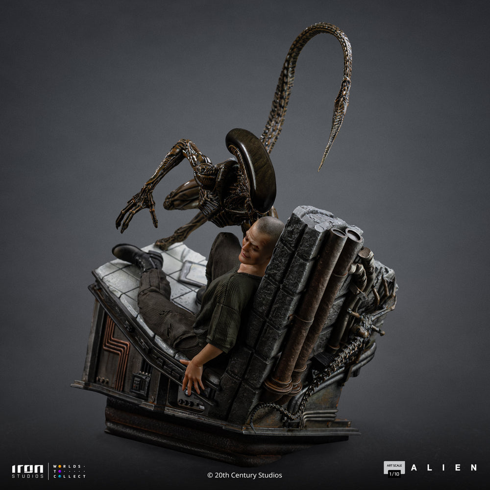 Pré-commande - Statue Ellen Ripley and Dog Alien - Alien 3 - Art Scale 1/10 - Iron Studios