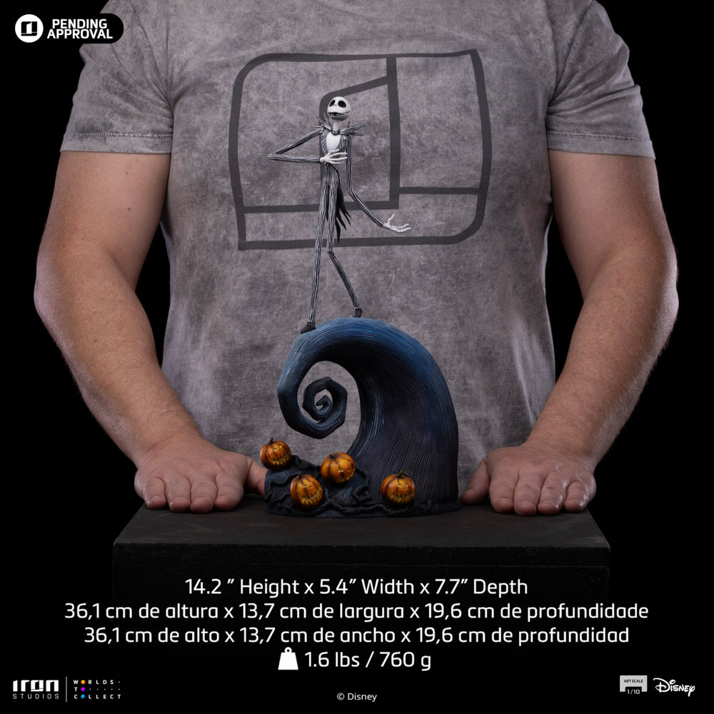 Pré-commande - Statue Jack Skellington - Nightmare Before Christmas - Art Scale 1/10 - Iron Studios