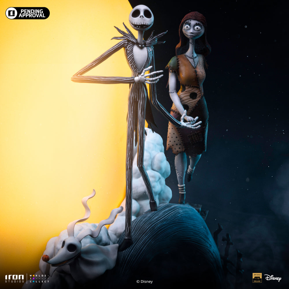 Pré-commande - Statue Jack and Sally - Nightmare Before Christmas - Deluxe Art Scale 1/10 - Iron Studios