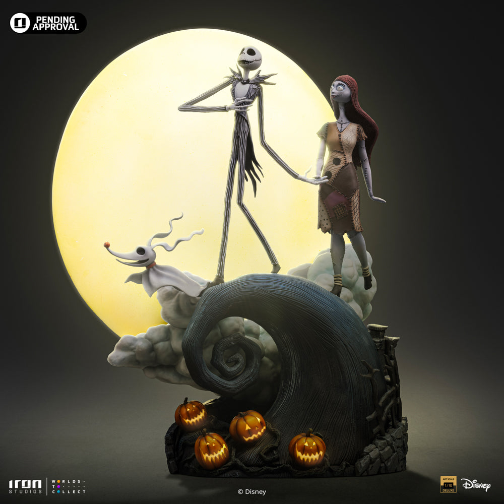 Pré-commande - Statue Jack and Sally - Nightmare Before Christmas - Deluxe Art Scale 1/10 - Iron Studios