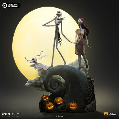Pré-commande - Statue Jack and Sally - Nightmare Before Christmas - Deluxe Art Scale 1/10 - Iron Studios