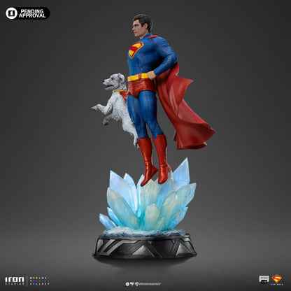 Statue Superman and Krypto - Superman: Legacy - Art Scale 1/10 - Iron Studios