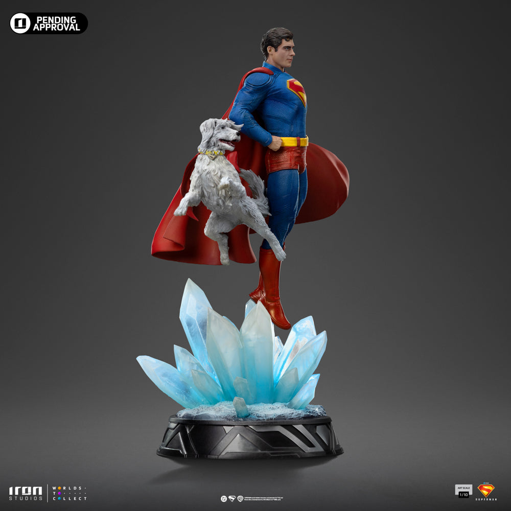 Statue Superman and Krypto - Superman: Legacy - Art Scale 1/10 - Iron Studios