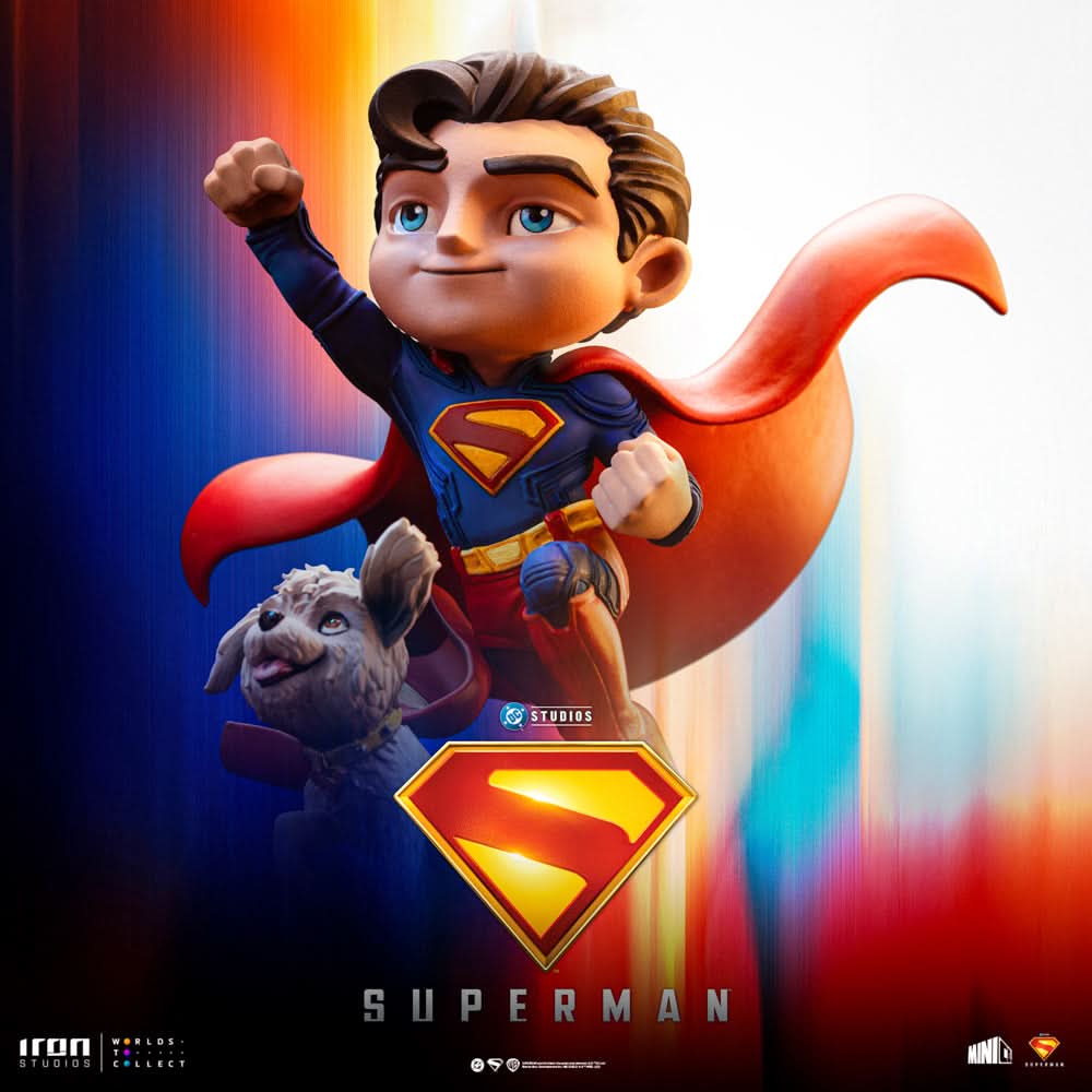 Statue Superman and Krypto - Superman - MiniCo - Iron Studios