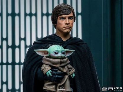 Luke Skywalker, R2-D2 and Grogu - Star Wars: The Mandalorian - Legacy Replica 1/4 - Iron Studios