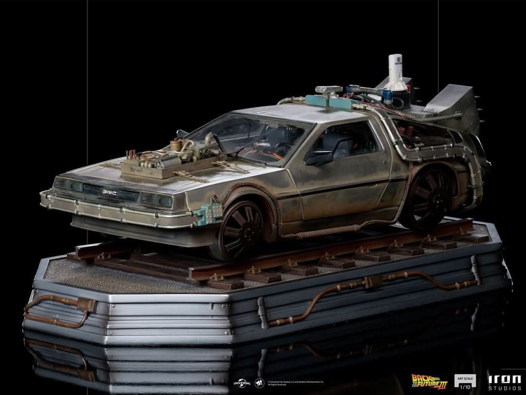 Statue Delorean - Back to the Future III - Art Scale 1/10 - Iron Studios
