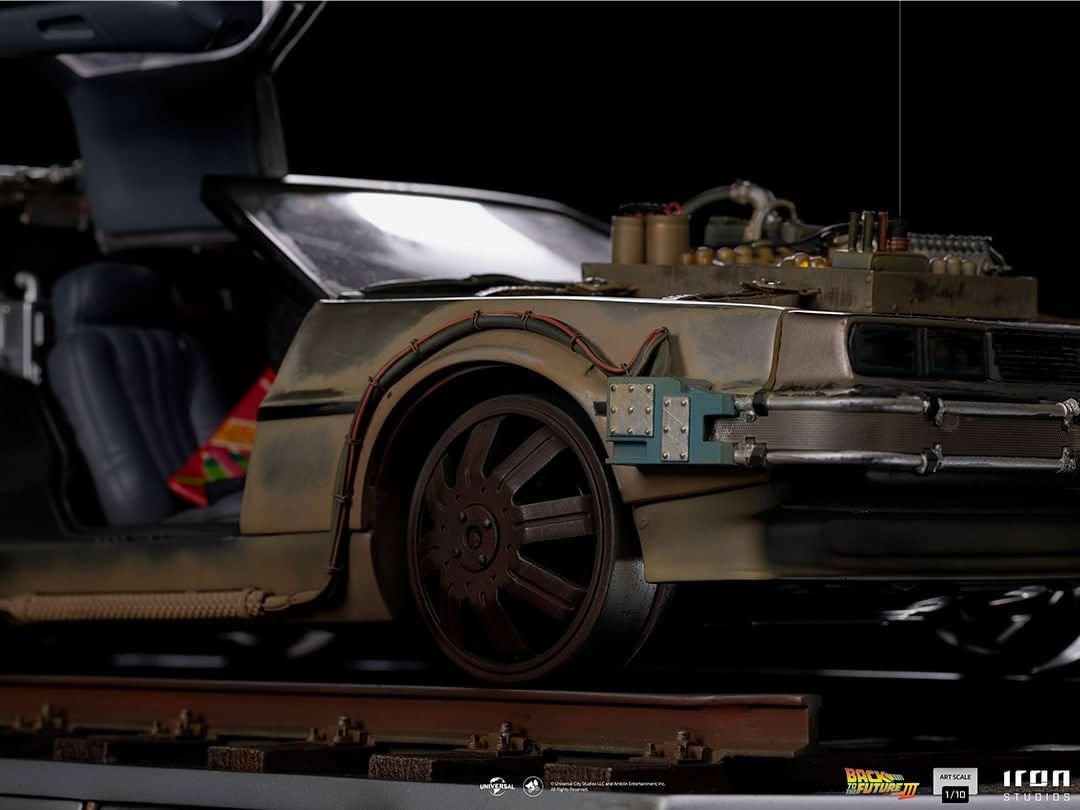 Statue Delorean - Back to the Future III - Art Scale 1/10 - Iron Studios