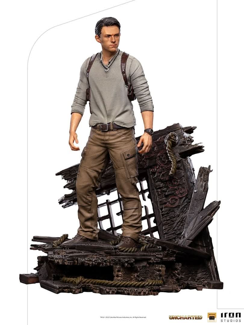 Statue Nathan Drake Deluxe - Uncharted (Movie) - Art Scale 1/10 - Iron Studios