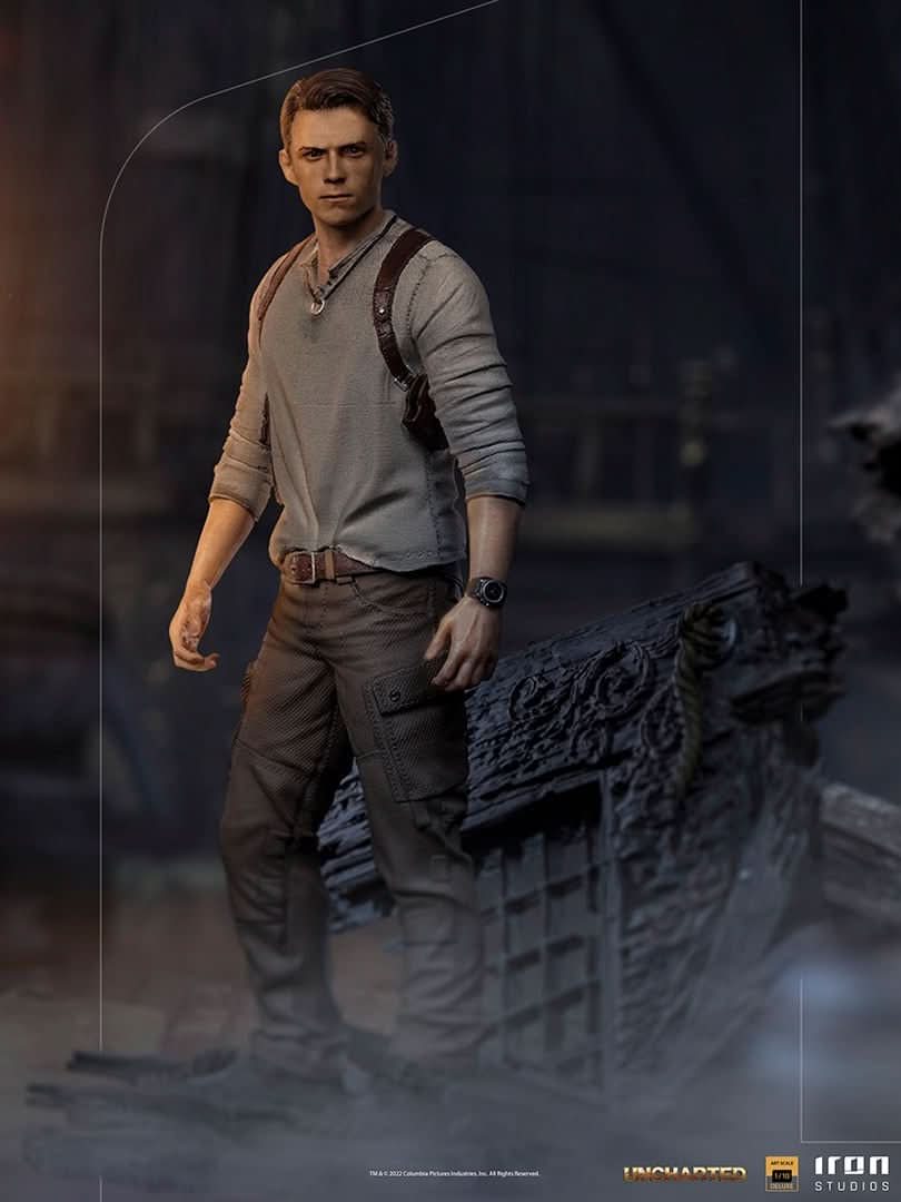 Statue Nathan Drake Deluxe - Uncharted (Movie) - Art Scale 1/10 - Iron Studios