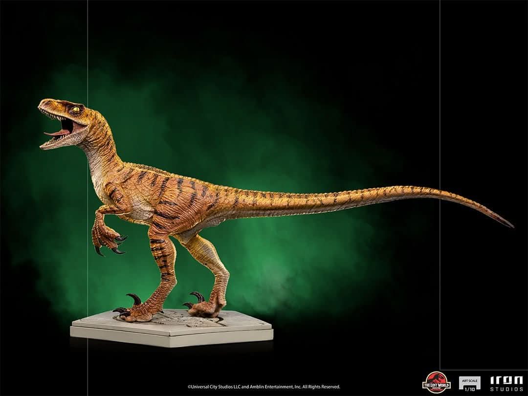 Statue Velociraptor - The Lost World: Jurassic Park - Art Scale 1/10 - Iron Studios
