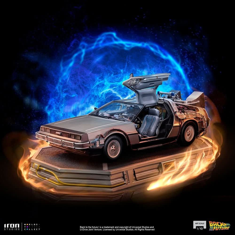Statue Delorean - Back to the Future - Art Scale 1/10 - Iron Studios