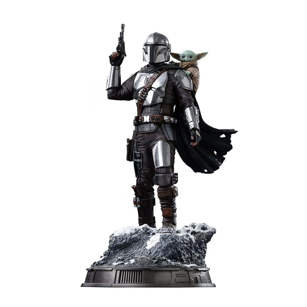 Pré-commande - Statue Mandalorian and Grogu - The Mandalorian and Grogu Movie - Art Scale 1/10 - Iron Studios