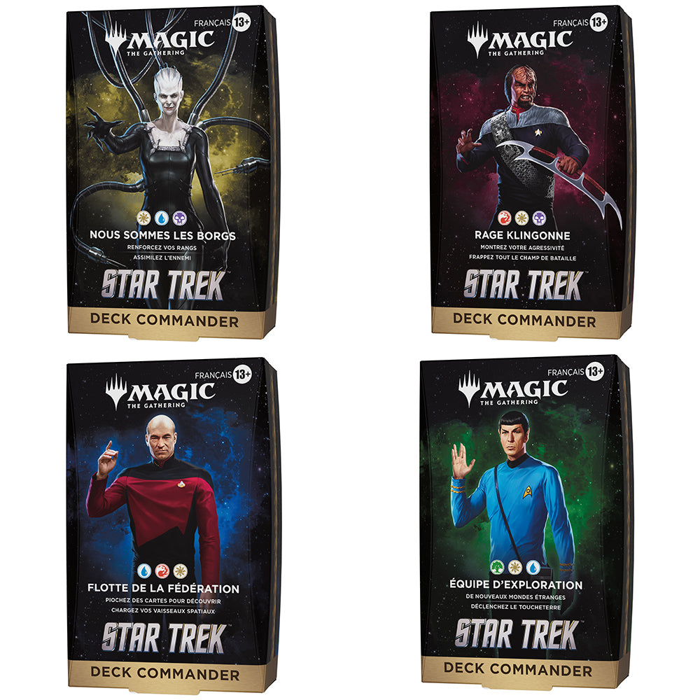 Précommande - Magic: The Gathering | Star Trek Commander Deckset - FR