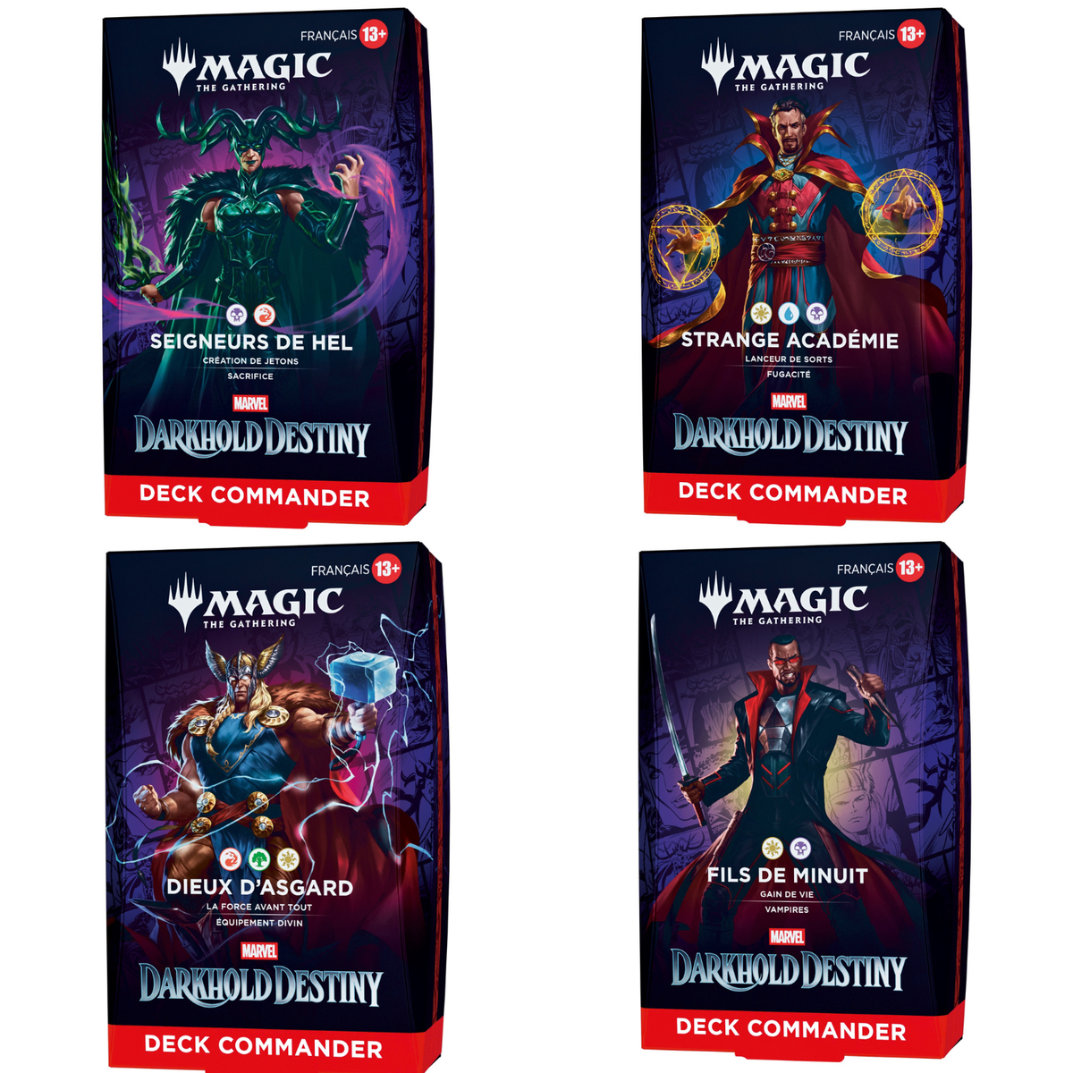 Précommande - Magic: The Gathering | Marvel: Darkhold Destiny Commander Deckset - FR