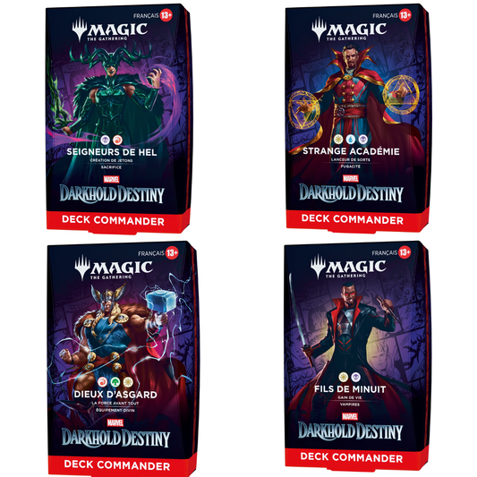 Précommande - Magic: The Gathering | Marvel: Darkhold Destiny Commander Deckset - FR