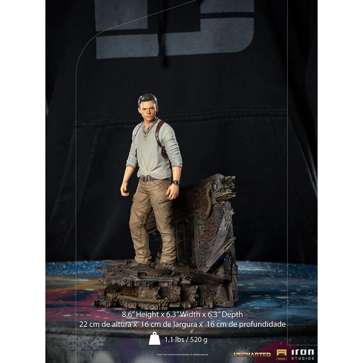 Nathan Drake Deluxe - Uncharted (Movie) - Art Scale 1/10 - Iron Studios