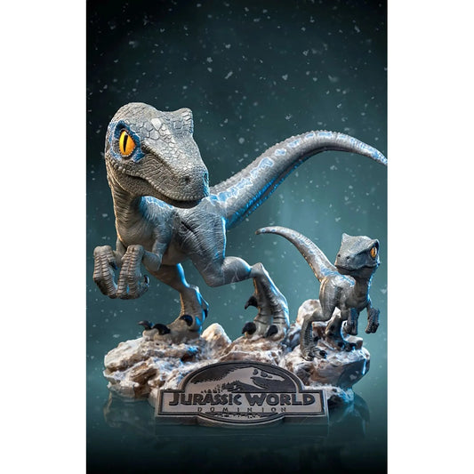 Statue Blue and Beta - Jurassic World: Dominion - MiniCo - Iron Studios