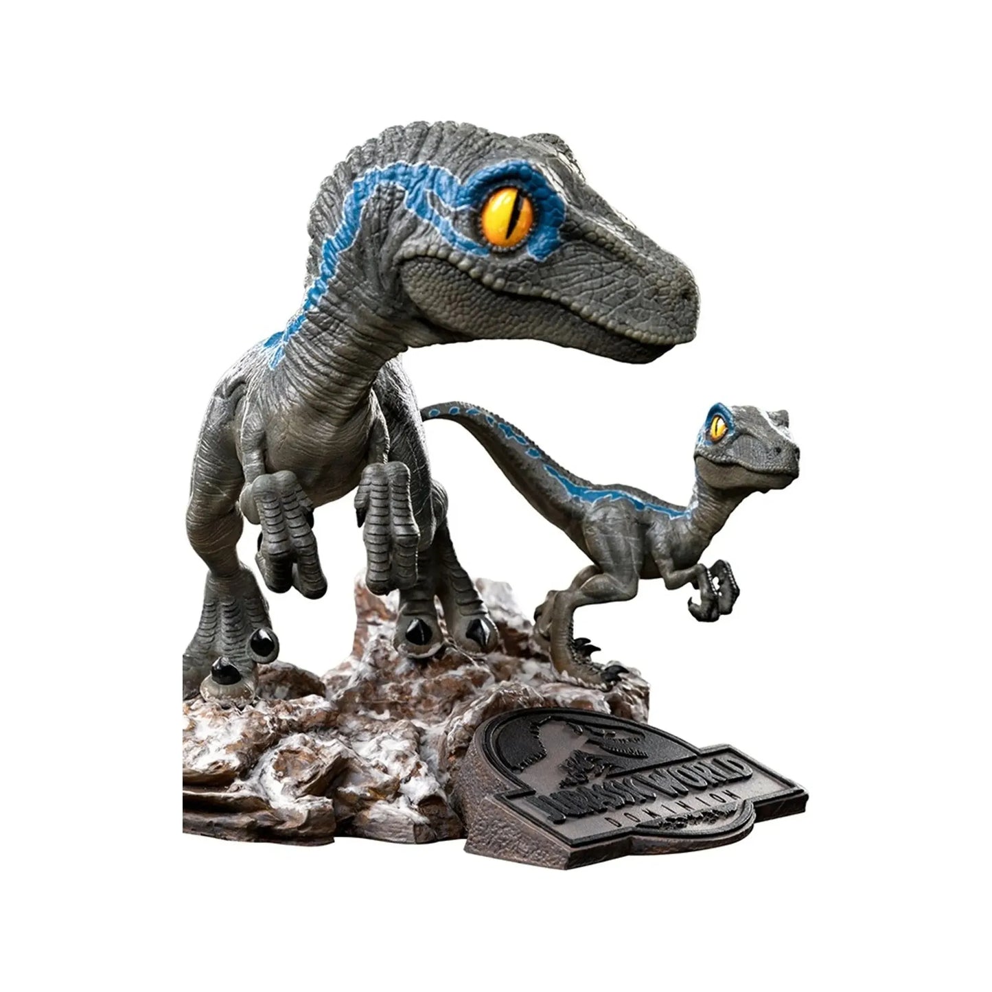 Statue Blue and Beta - Jurassic World: Dominion - MiniCo - Iron Studios